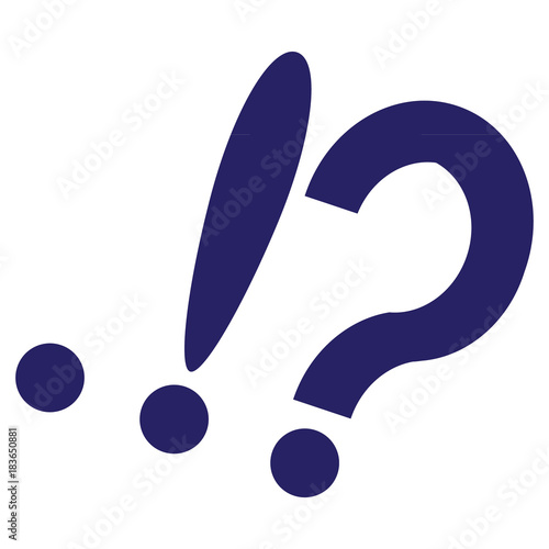 Vector image of punctuation marks
