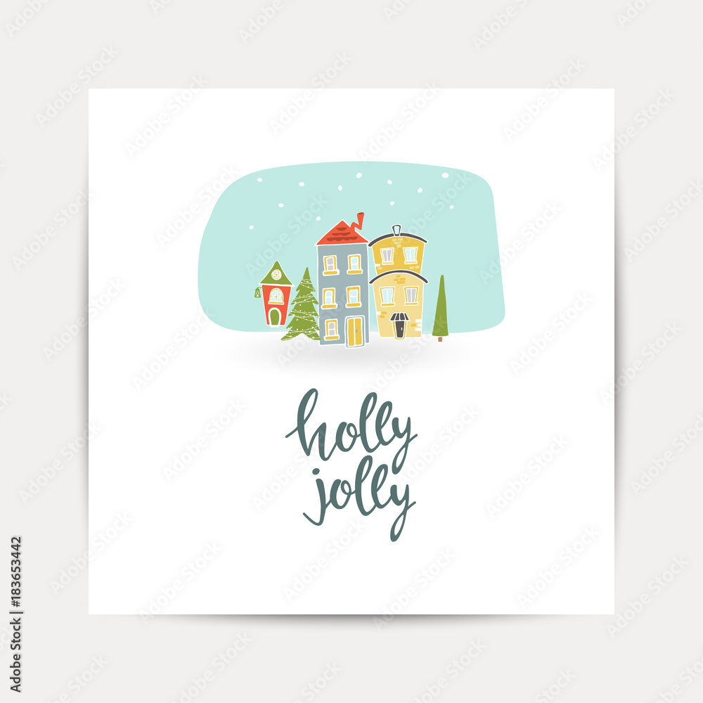 Greeting Card with christmas toys Greeting Card with christmas toys