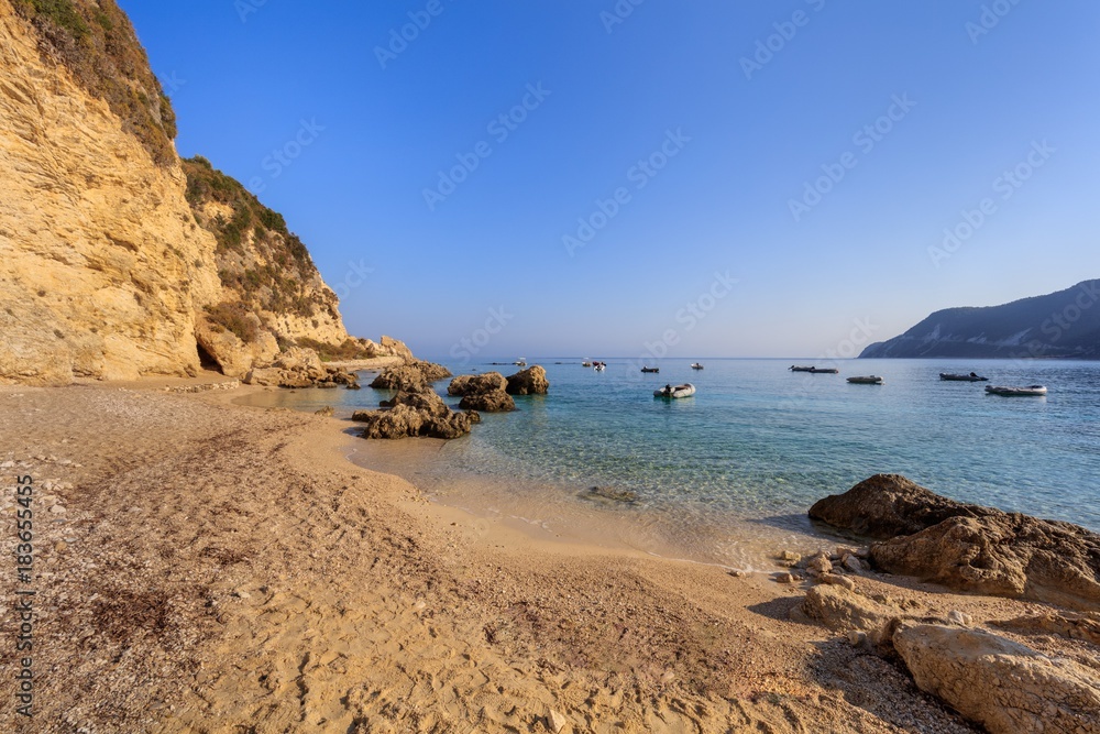 Agios Nikitas beach. Lefkada, Greece