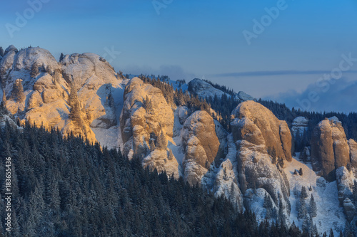 sunrise in Ciucas Mountains, Romania