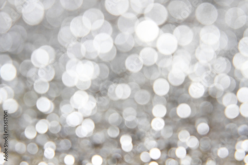Light white bokeh blurred abstract background