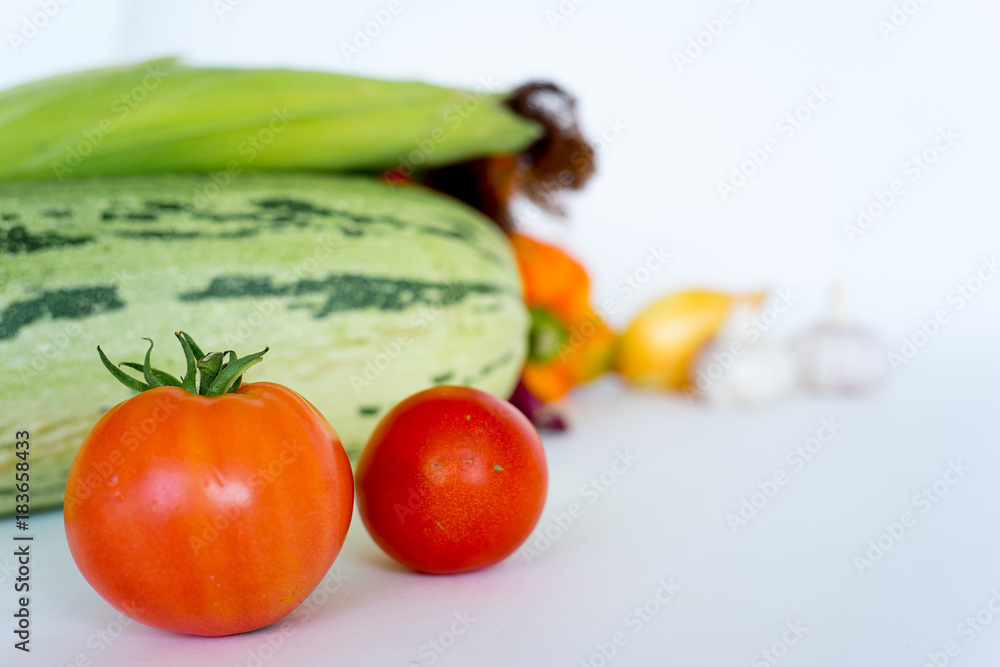 Assortment of fresh vegetables Assortment of fresh vegetables