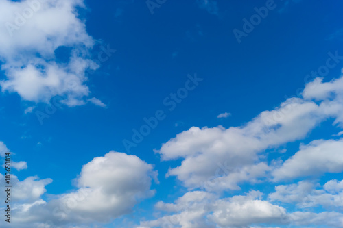 sky with clouds and sun. A textured background.Copy paste place