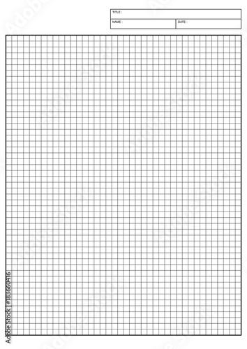 engineering graph paper Printable Graph Paper vector illustration 
