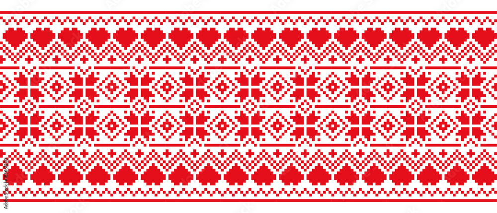 Scandinavian national ornament. Stock Vector | Adobe Stock