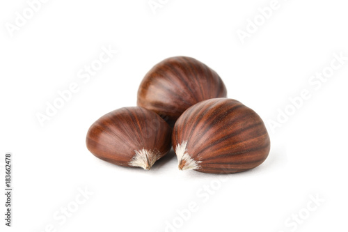 fresh chestnuts photo