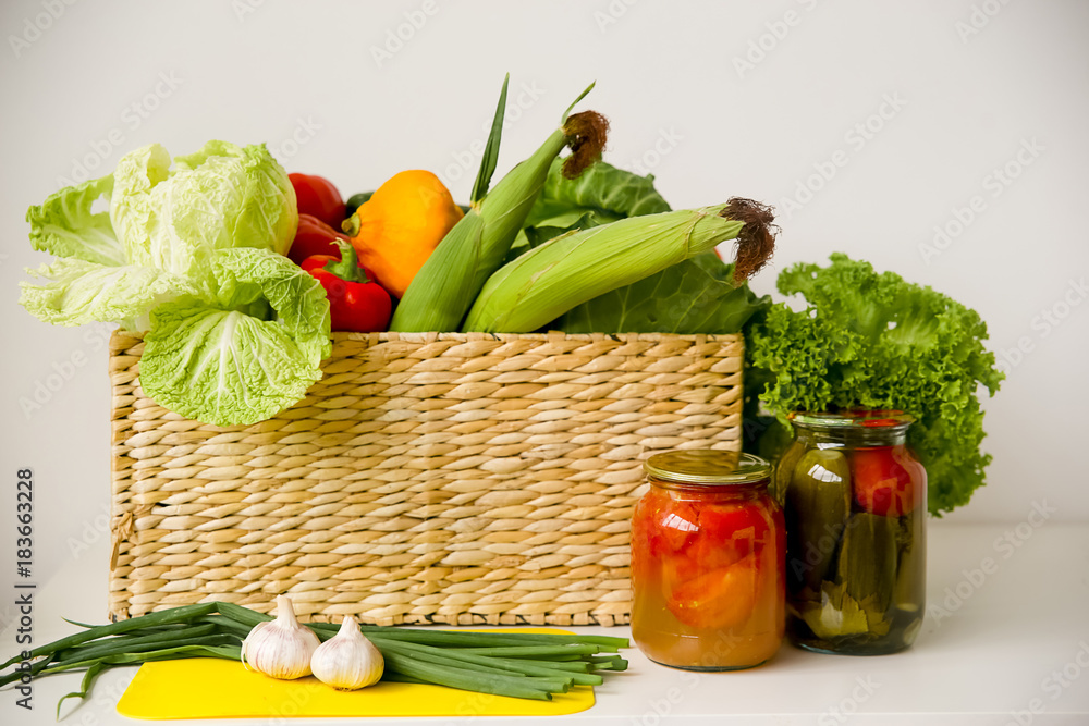 Assortment of fresh vegetables Assortment of fresh vegetables