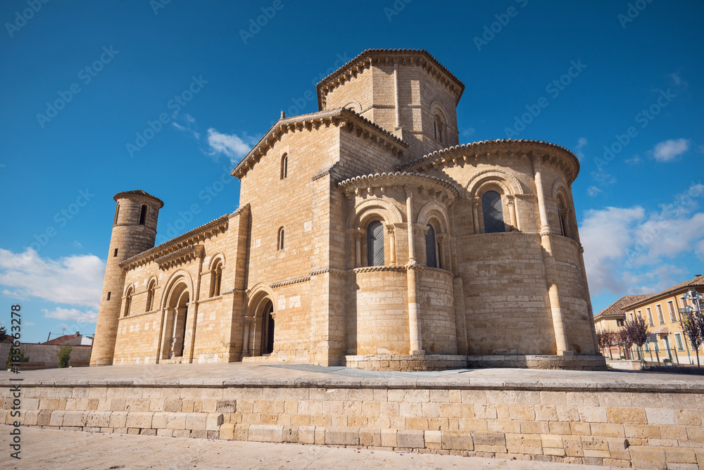 Famous romanesque church San Martin de Tours in Fromista, Palencia, Spain.