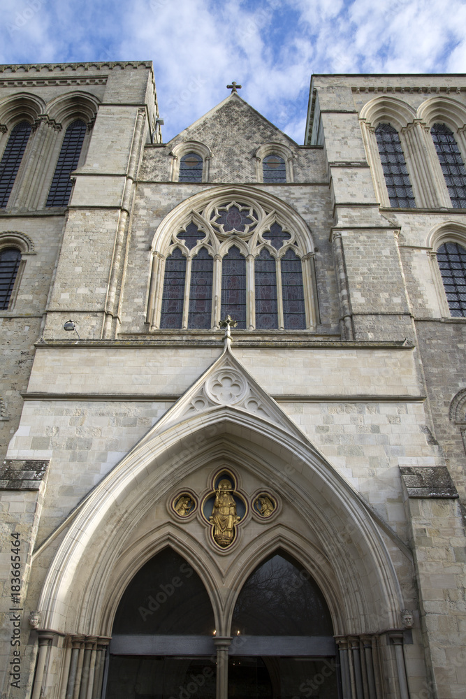 Entrance to Chichester Cathedral Church