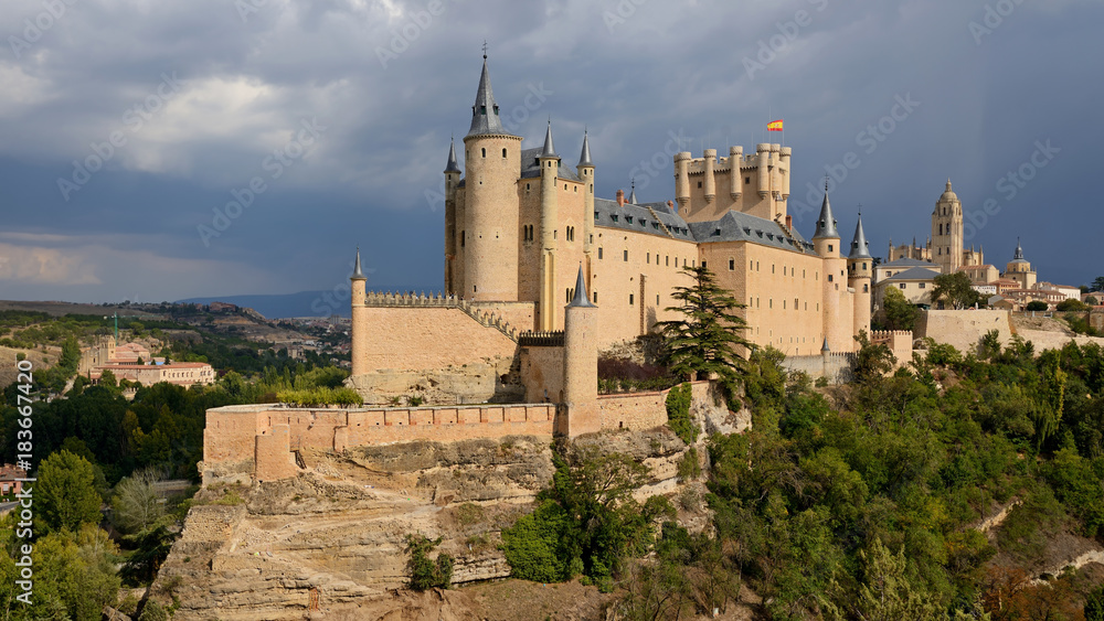 Alcázar fortress in Segovia, Spain