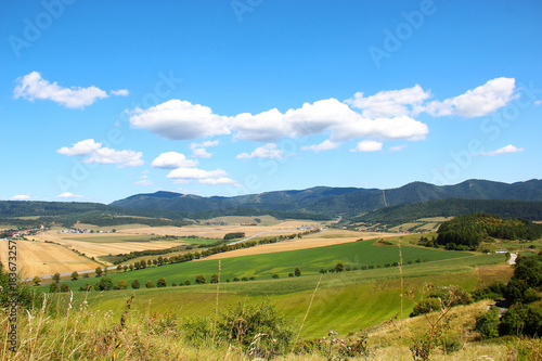 Rural countryside in Slovakia