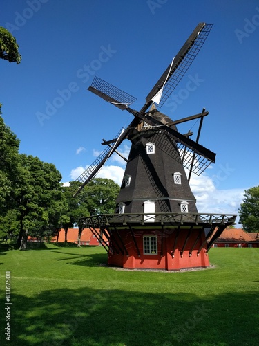 Windmill in Kastellet fortress, Copenhagen, Denmark