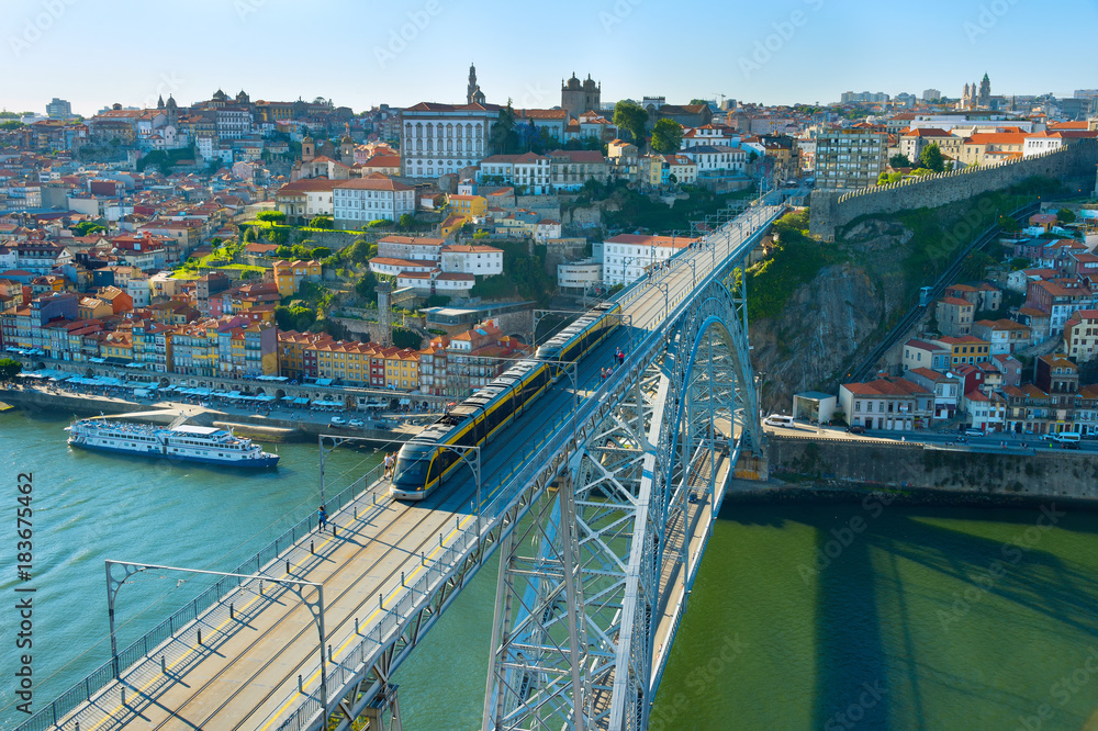 Obraz premium Porto Old Town skyline, Portugal