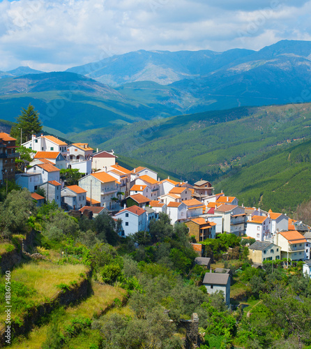 Mountains village view, Portugal