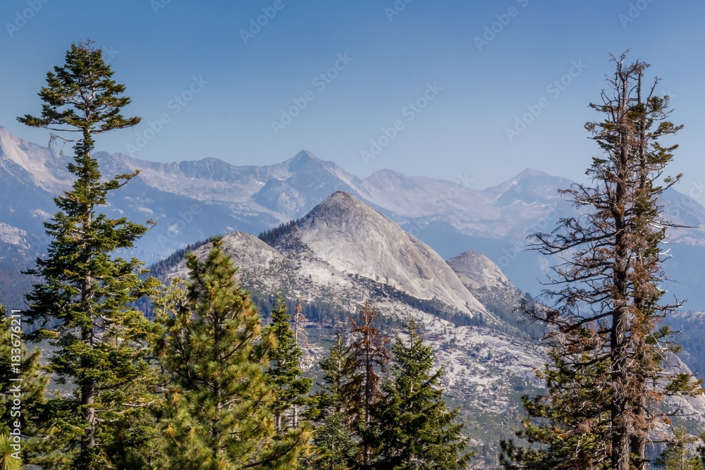 Obraz premium Framed mountain Yosemite