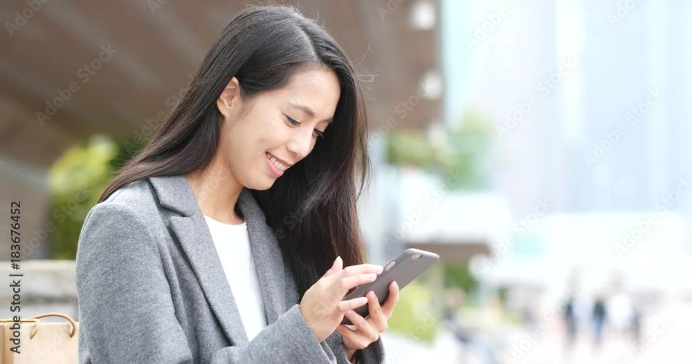 Woman use of mobile phone Woman use of mobile phone