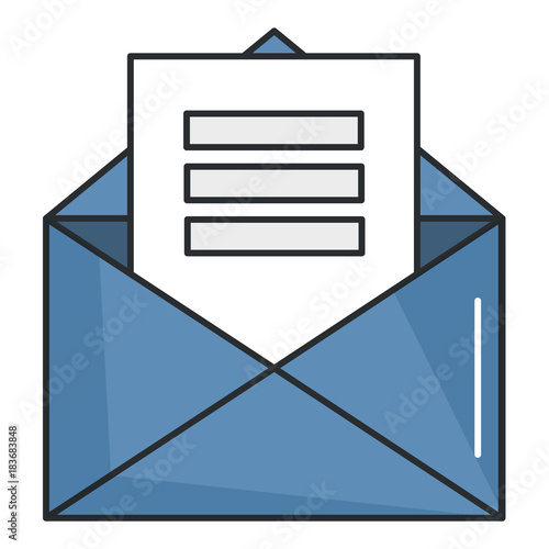 mail envelope isolated icon vector illustration design