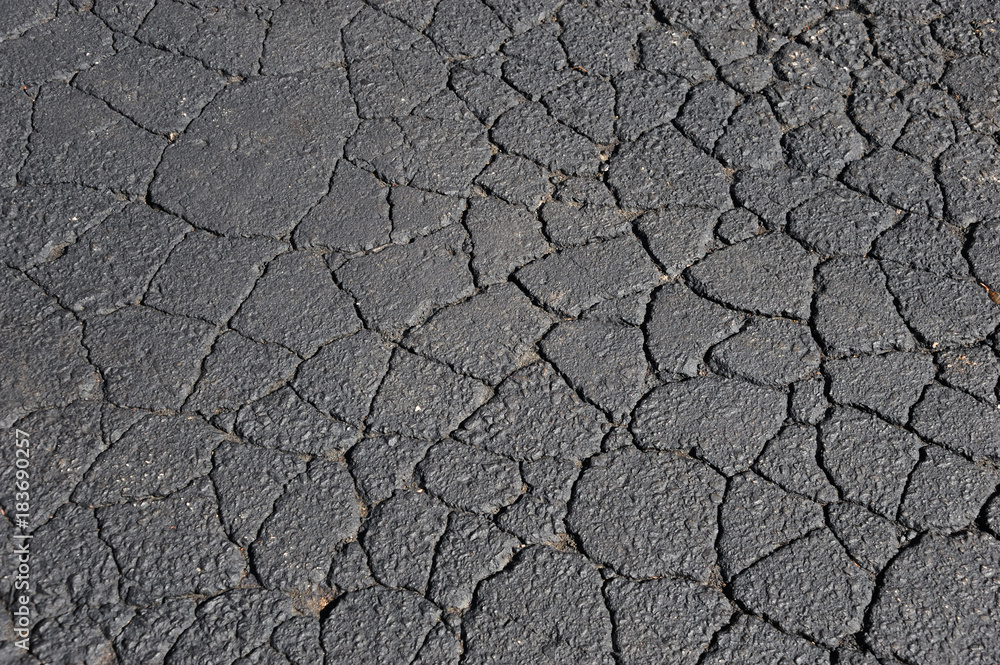 cracked asphalt road surface background cracked asphalt road surface background