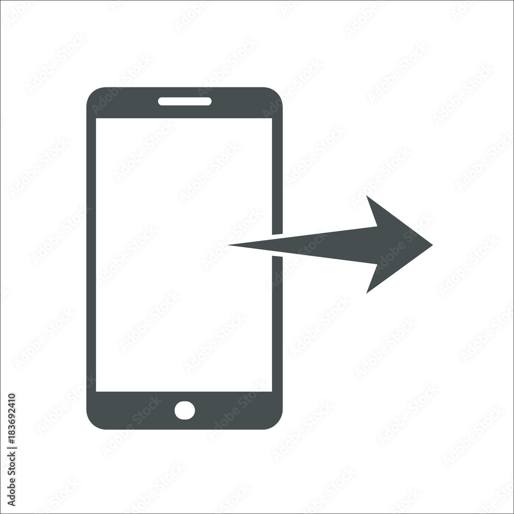 Smartphone icon. Vector Illustration Smartphone icon. Vector Illustration