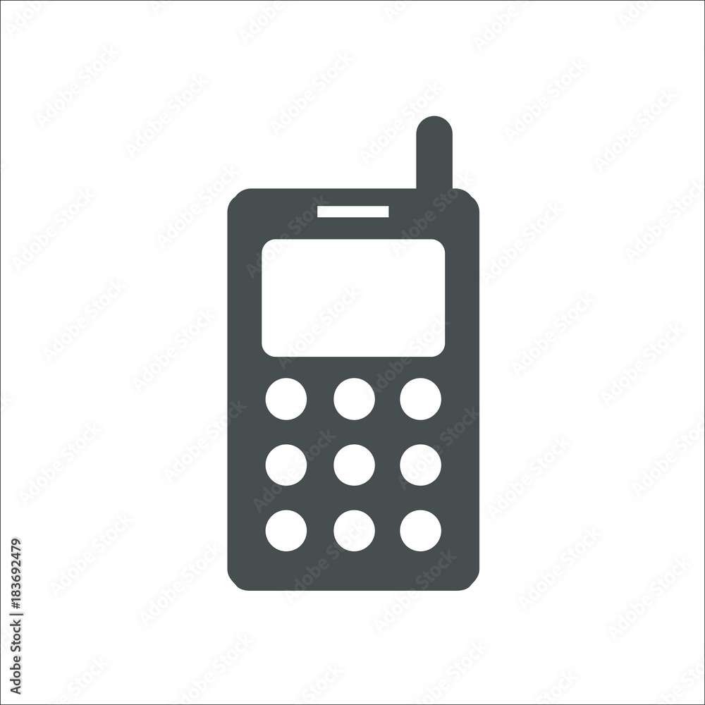 Mobile phone icon. Vector Illustration Mobile phone icon. Vector Illustration