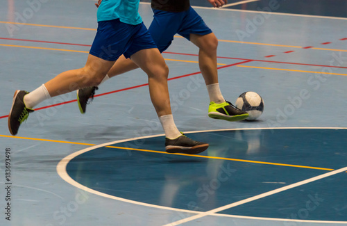  Futsal player sports hall photo