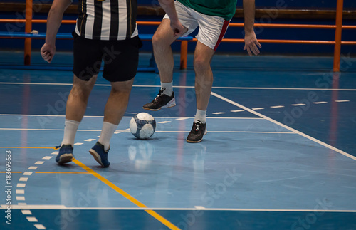 Futsal player sports hall