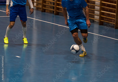  Futsal player sports hall photo