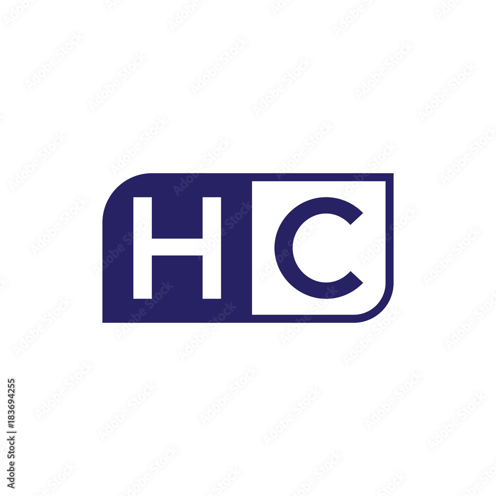 Fototapeta premium initial letter logo simple shape