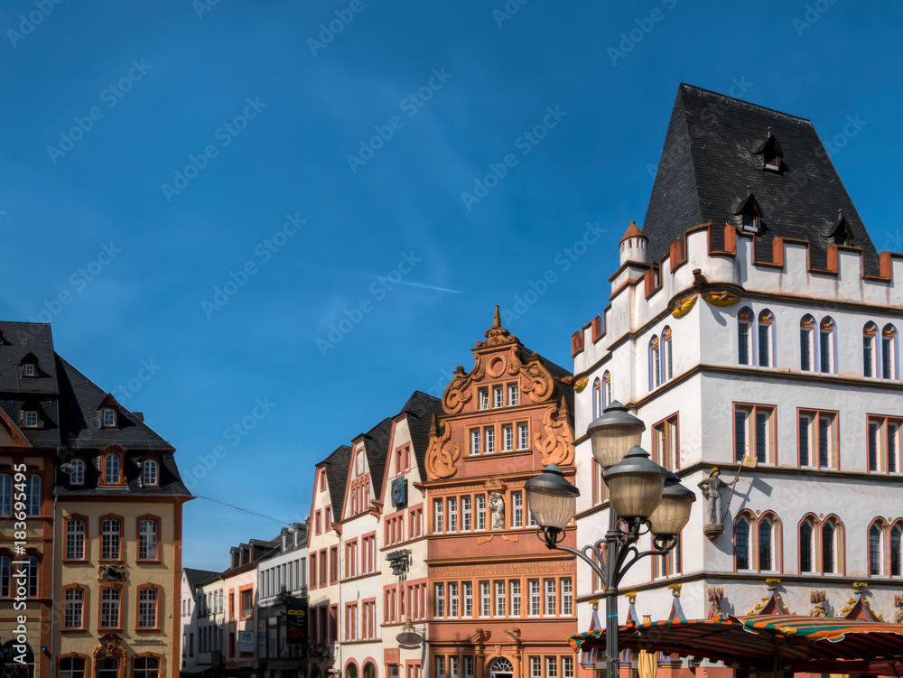 Fassaden in Trier, Marktplatz 