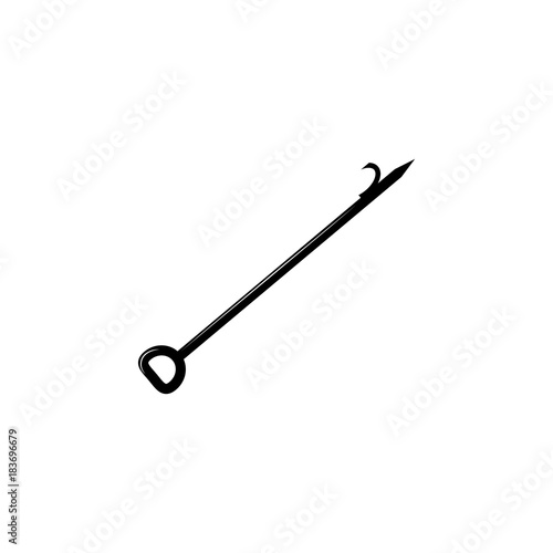 Fire hook icon. Fireman element icon. Premium quality graphic design. Signs, outline symbols collection icon for websites, web design, mobile app, info graphics