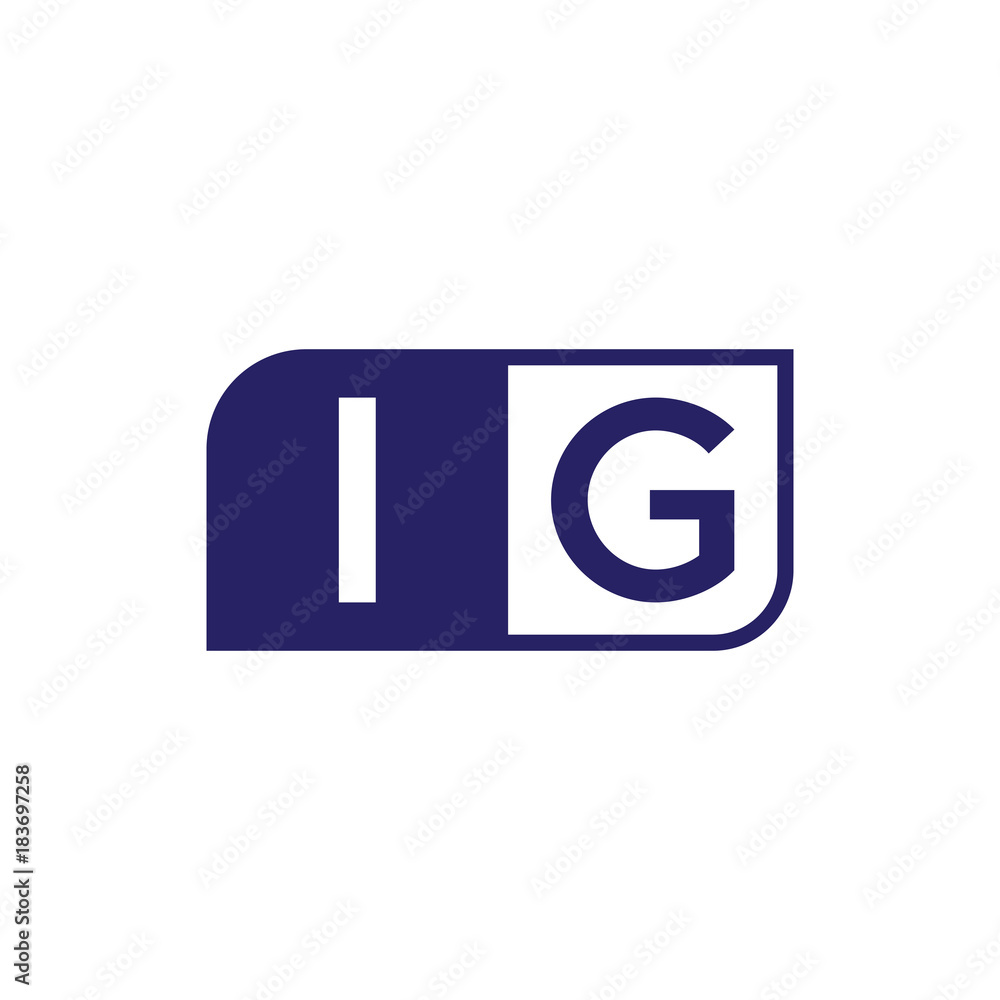 initial letter logo simple shape initial letter logo simple shape