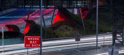 Gateway Bridge (Sir Leo Hielscher Bridges) in Brisbane, Queensland, Australia. photo