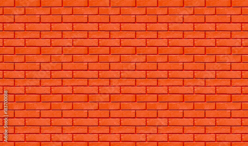 brick wall red color for background