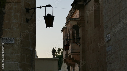 old town narrow street Malta