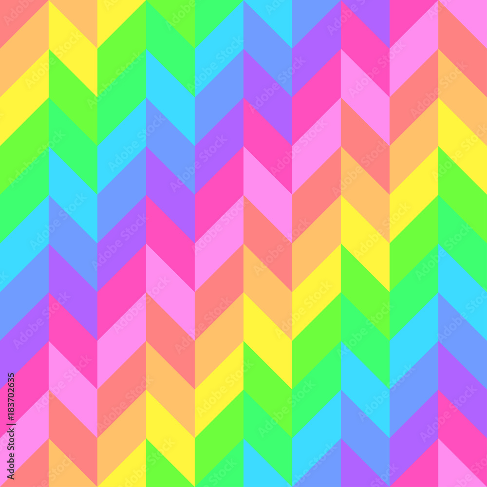 Seamless bright cute pattern of iridescent diagonal and horizontal stripes of equal thickness for girls or children Seamless bright cute pattern of iridescent diagonal and horizontal stripes of equal thickness for girls or children