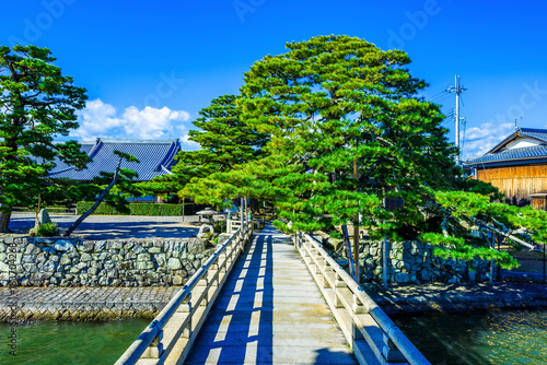 滋賀県 満月寺浮御堂 琵琶湖