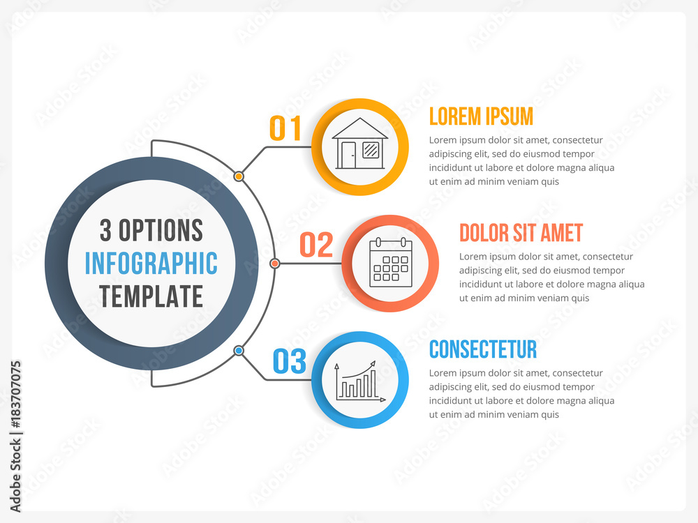 Three Steps Infographics Three Steps Infographics