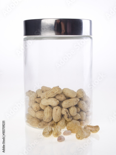 food containers on the  white background. photo