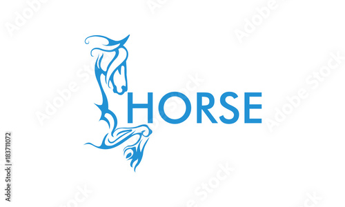horsehair logo design