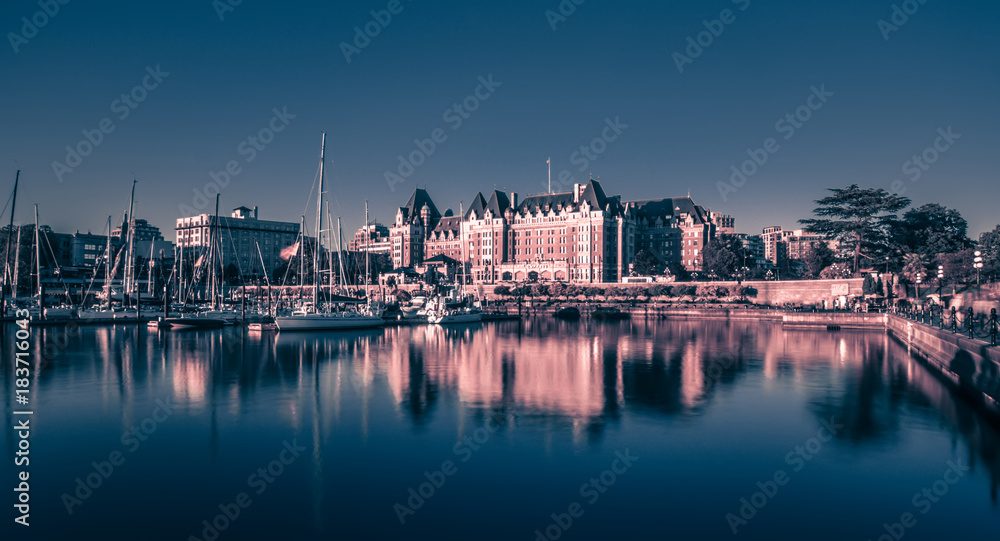 View of Inner Harbour of Victoria, Vancouver Island, B.C., Canada