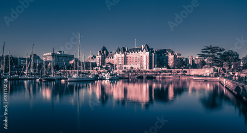 View of Inner Harbour of Victoria, Vancouver Island, B.C., Canada