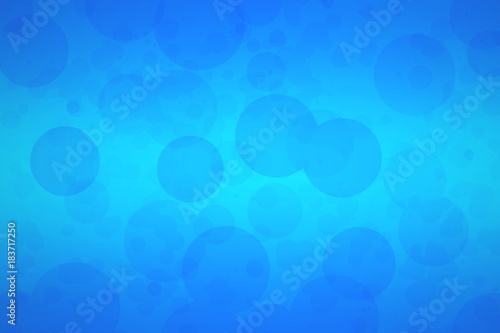 Abstract blurred gradient blue bokeh background