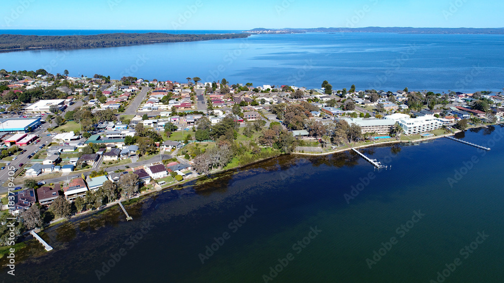 Aerial Photo of Toukley, Budgewoi Lake NSW Australia