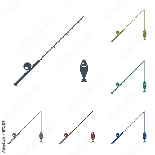 Fishing rod icon