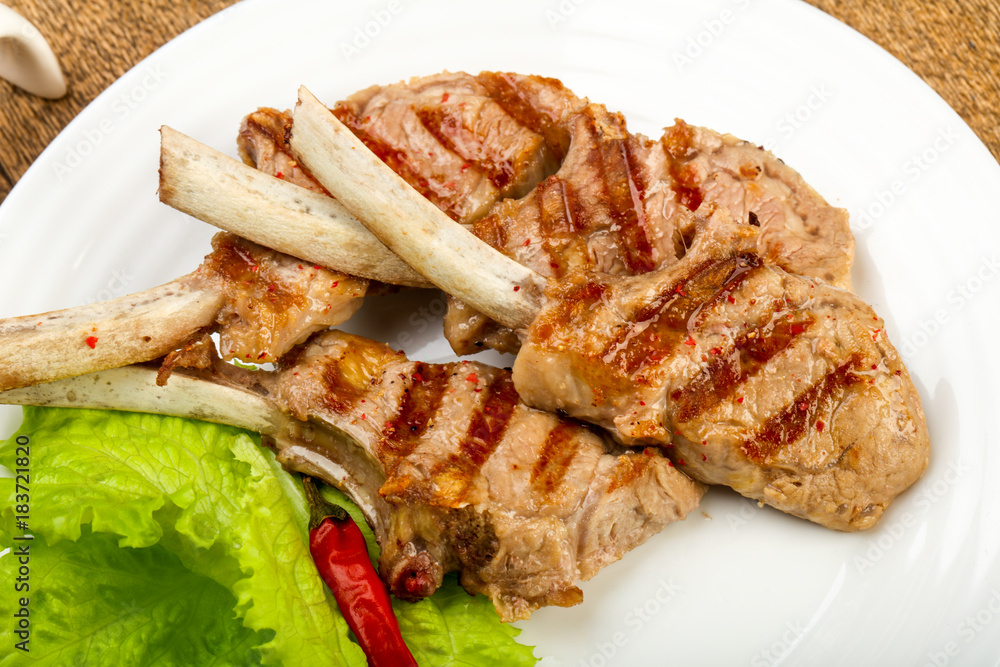 Grilled lamb Grilled lamb