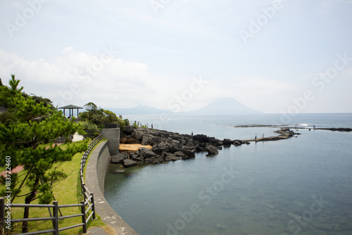 Kaimondake Mountain, Kagoshima, Japan