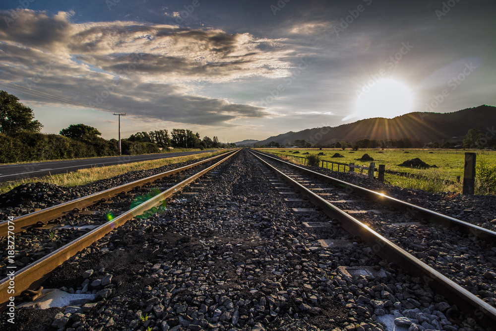 Fototapeta premium Waikato Railway
