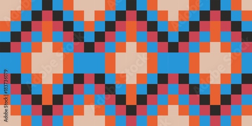 Obraz na płótnie bead loom patterns vector. Geometric Charted Designs. Bead Patterns, Loom Patterns. Cherokee indian beadwork w salonie