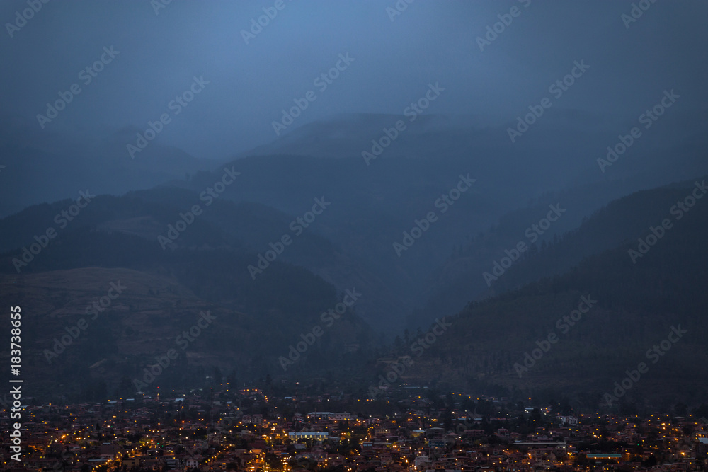 Misty Cochabamba Hills