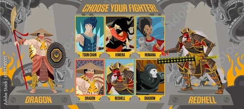 fighting video game screen